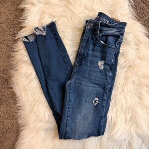 American Eagle Outfitters Distressed Highest Rise Jegging